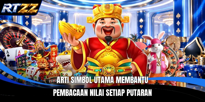 Arti simbol utama membantu pembacaan nilai setiap putaran