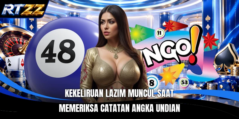 Kekeliruan lazim muncul saat memeriksa catatan angka undian