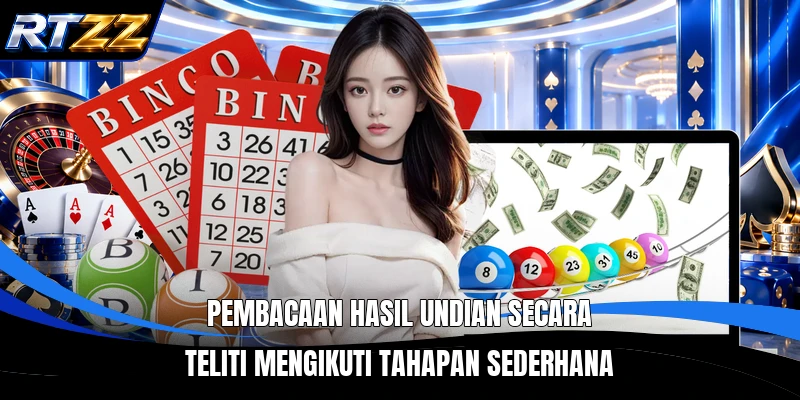 Pembacaan hasil undian secara teliti mengikuti tahapan sederhana