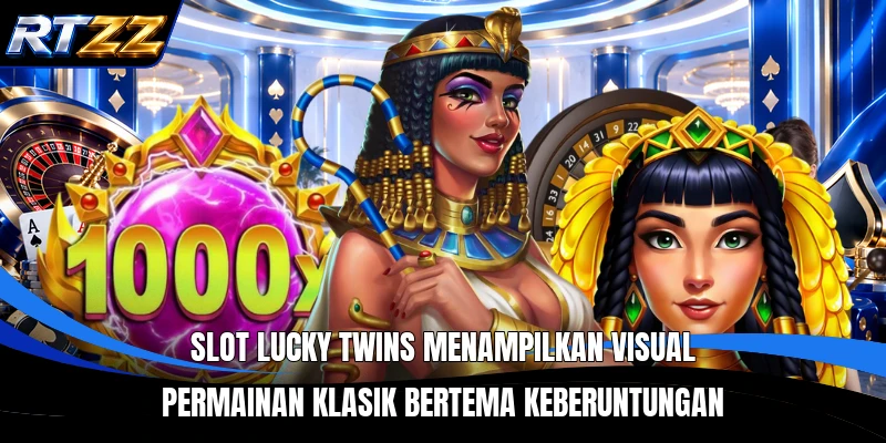 Slot Lucky Twins menampilkan visual permainan klasik bertema keberuntungan